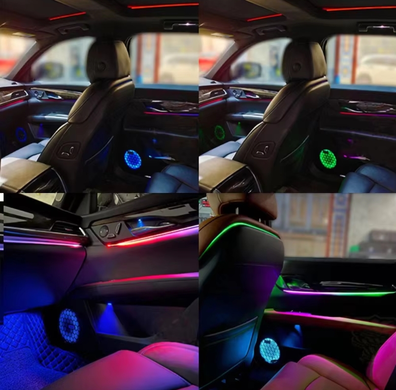 A80 Car Music Interactive LED Ambient Interior Lighting Kit for car by ...